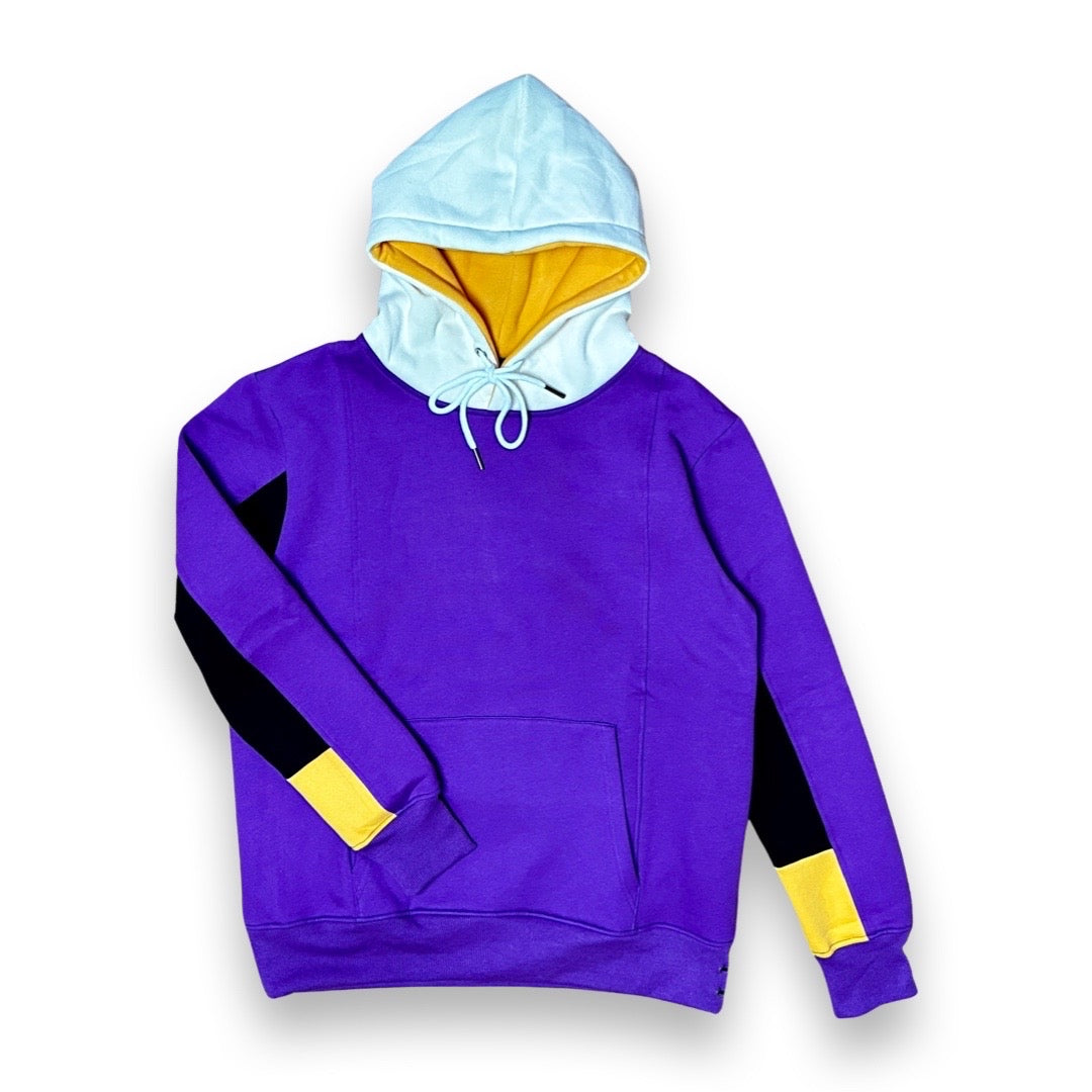 Paneled Hoodie - Purple Reign