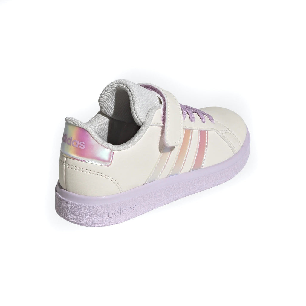 adidas Kids' Grand Court 2.0 Elastic Lace Sneakers