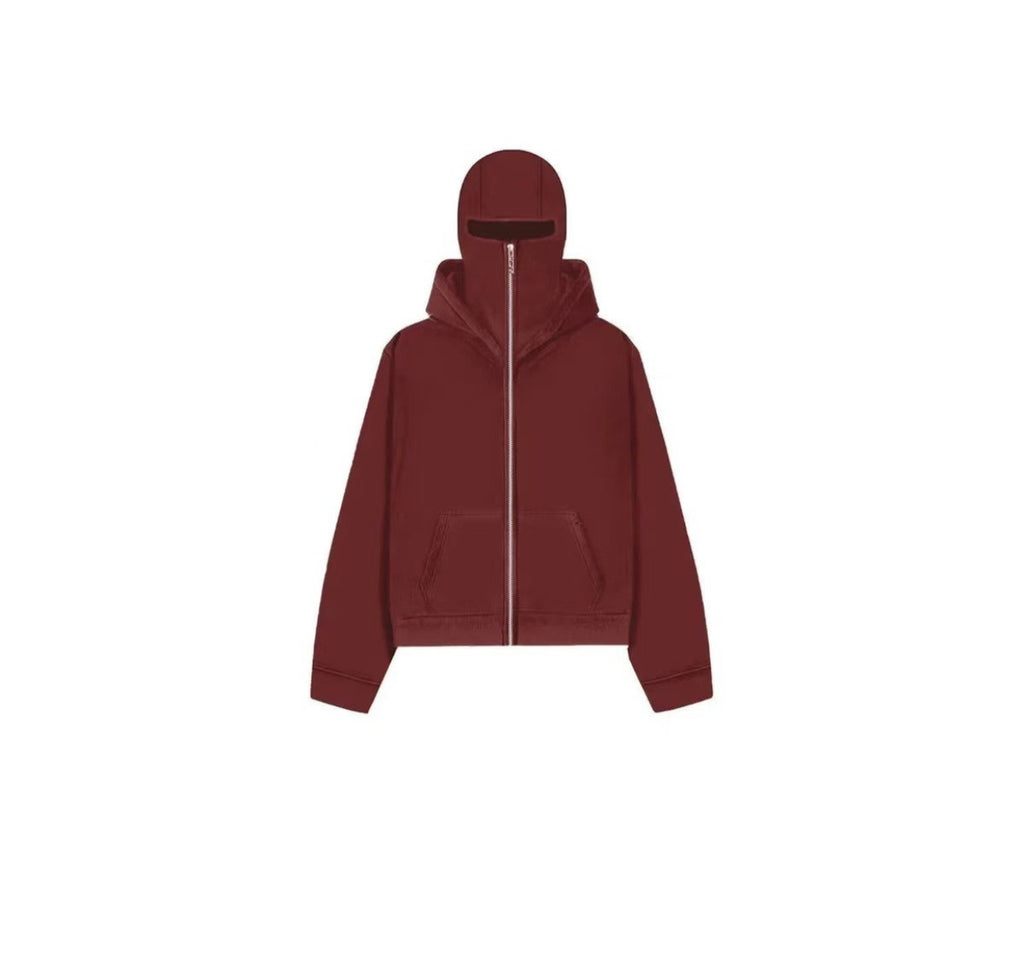 Men's Hooded Zip-Up Baseball Jacket