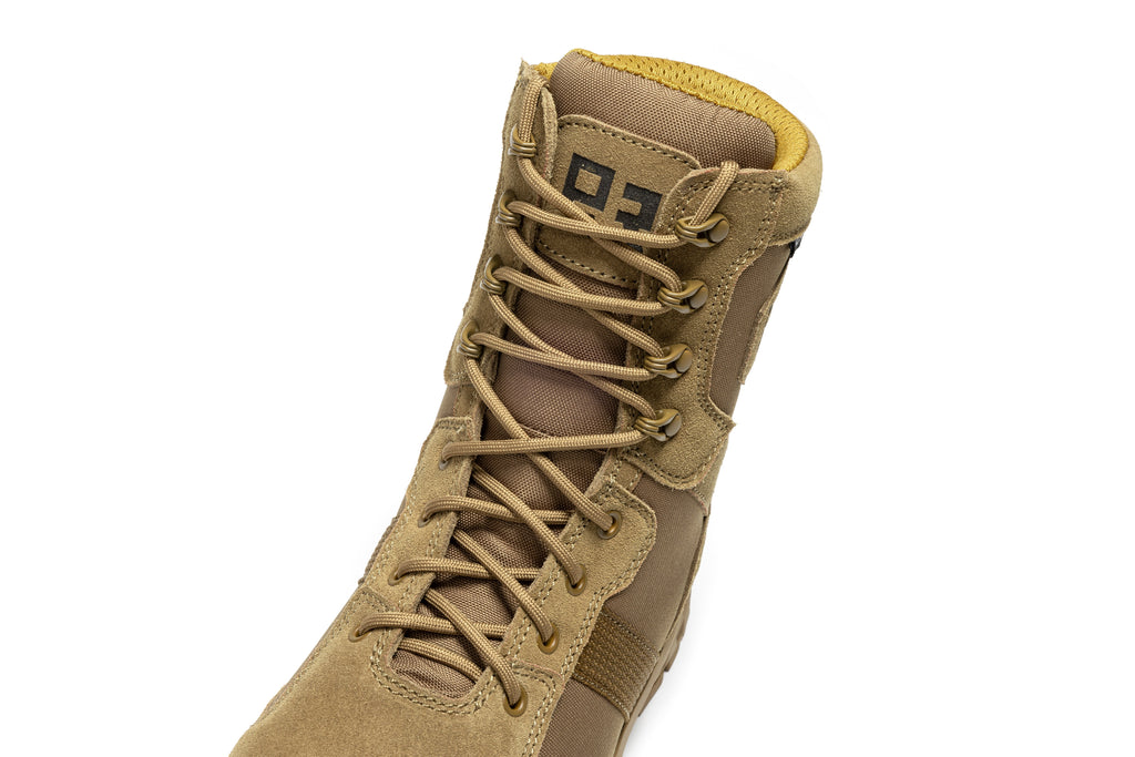 ROCKROOSTER Colmar Coyote 8 inch Suede Leather Waterproof Tactical & Military Boots AB500