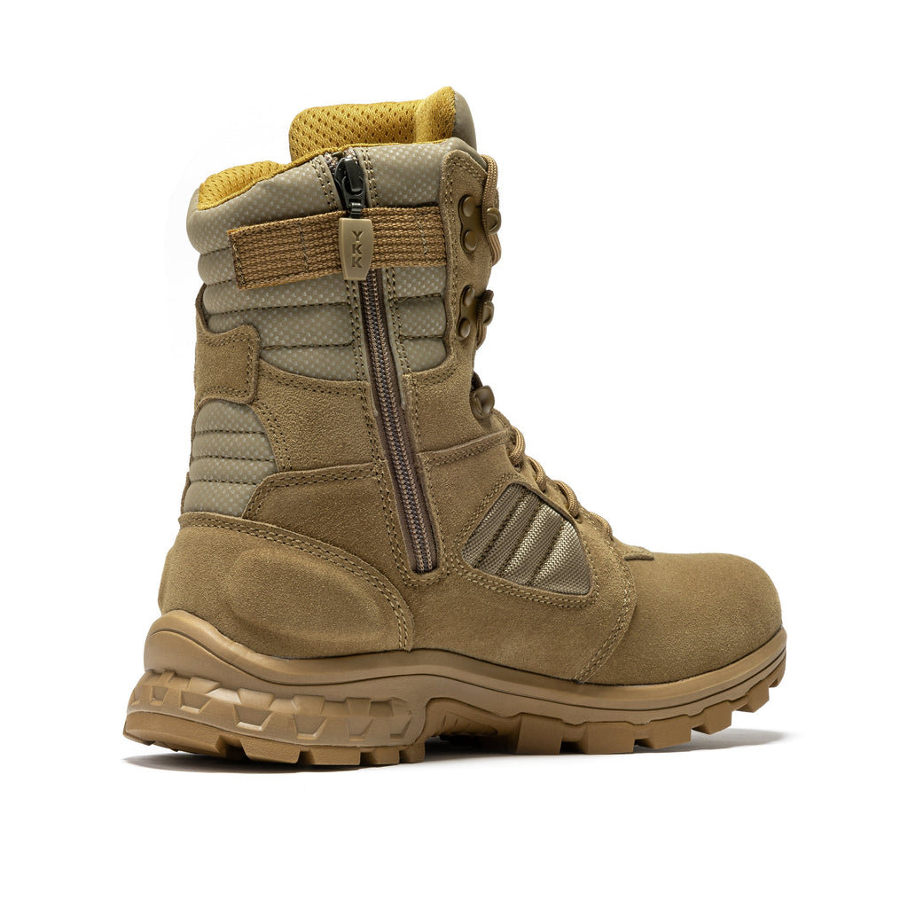 ROCKROOSTER Burano Coyote 8 inch Suede Leather Waterproof Tactical & Military Boots AB540