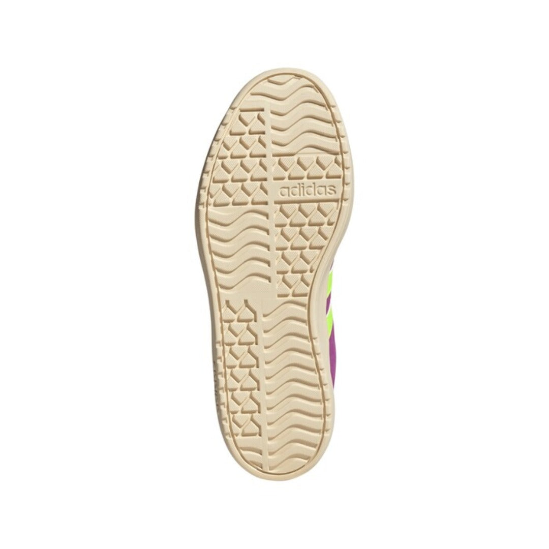 adidas Women's VL Court Bold (Flash Pink / Lucid Lemon / Silver Metallic)
