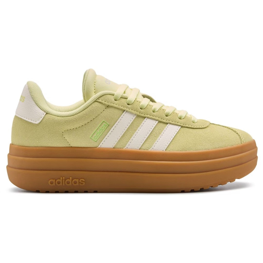 adidas Women's VL Court Bold (Ice Yellow / Off White / Lucid Lemon)