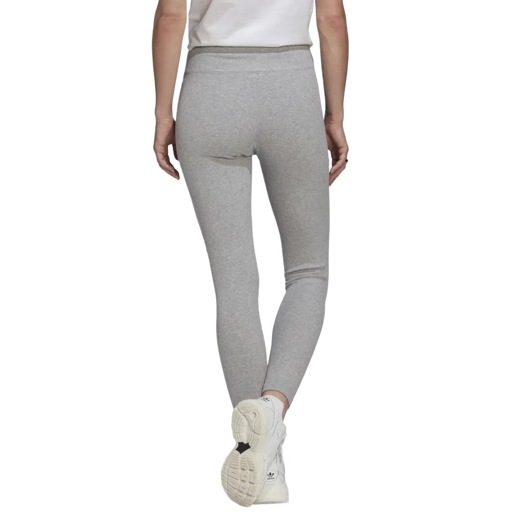 adidas Originals Women's Adicolor Essentials+ Ribbed 7/8 Leggings -Grey