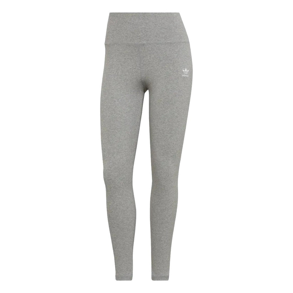 adidas Originals Women's Adicolor Essentials+ Ribbed 7/8 Leggings -Grey