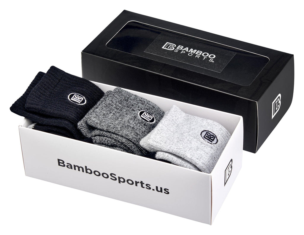 Premium Bamboo Rayon Crew Socks