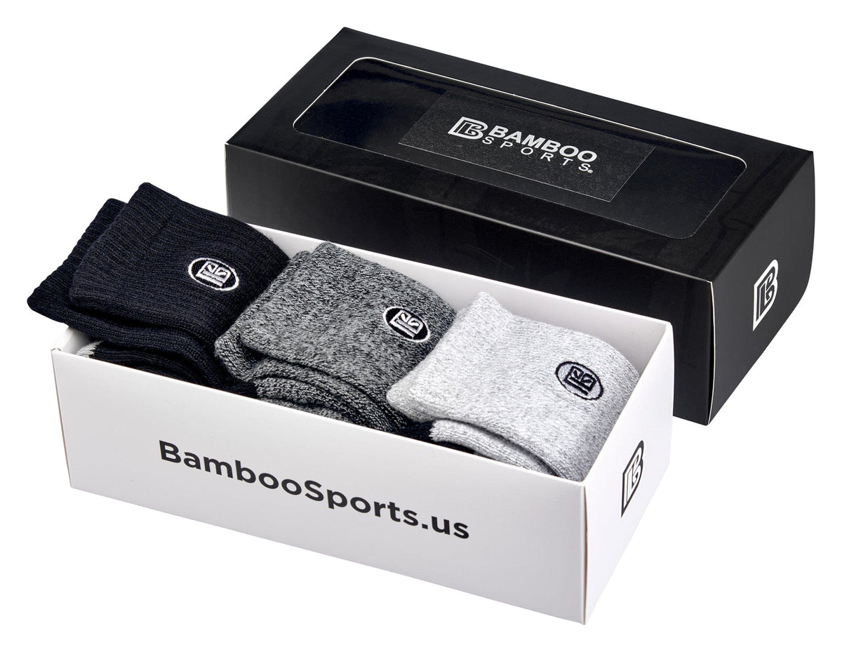 Premium Bamboo Rayon Crew Socks