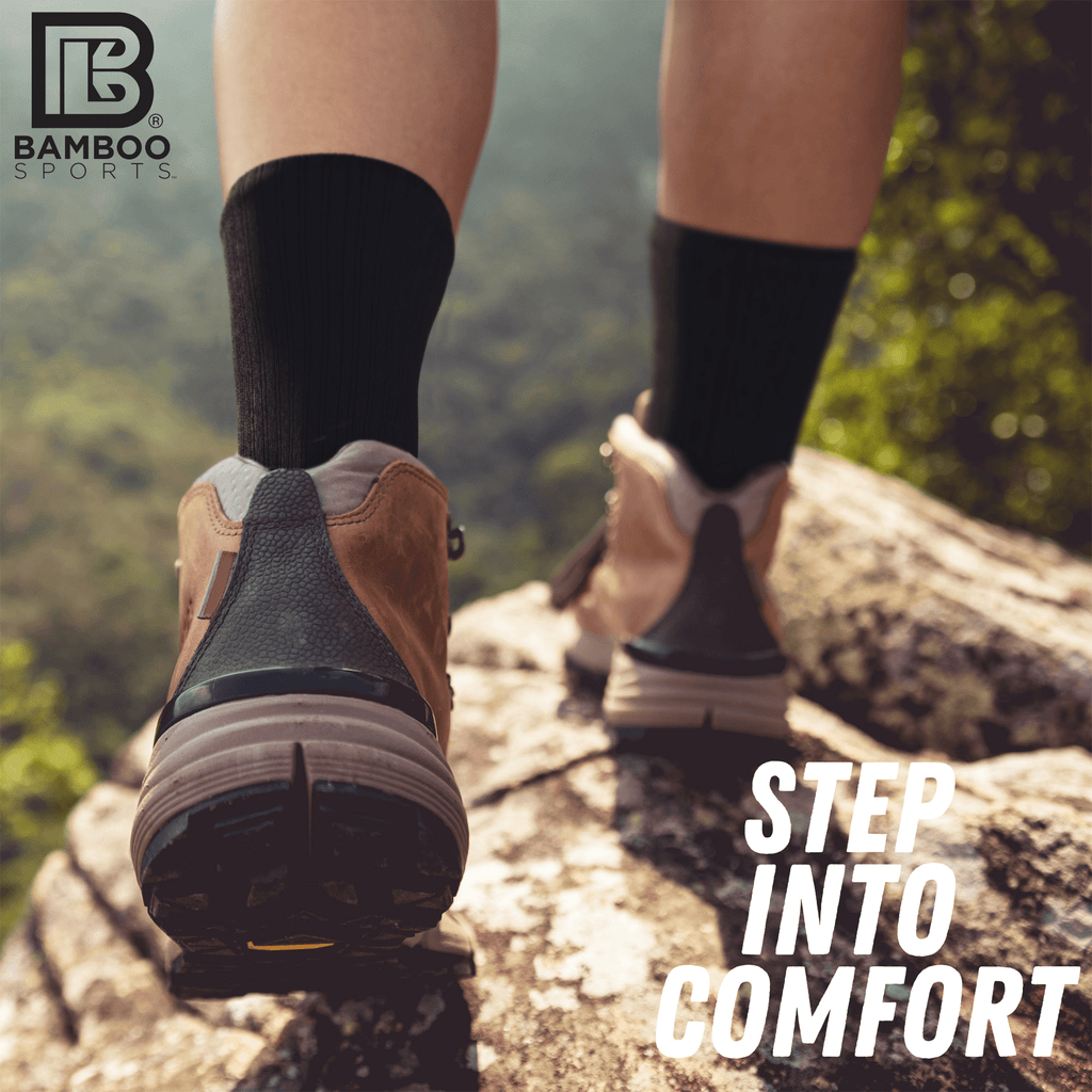 Premium Bamboo Rayon Crew Socks
