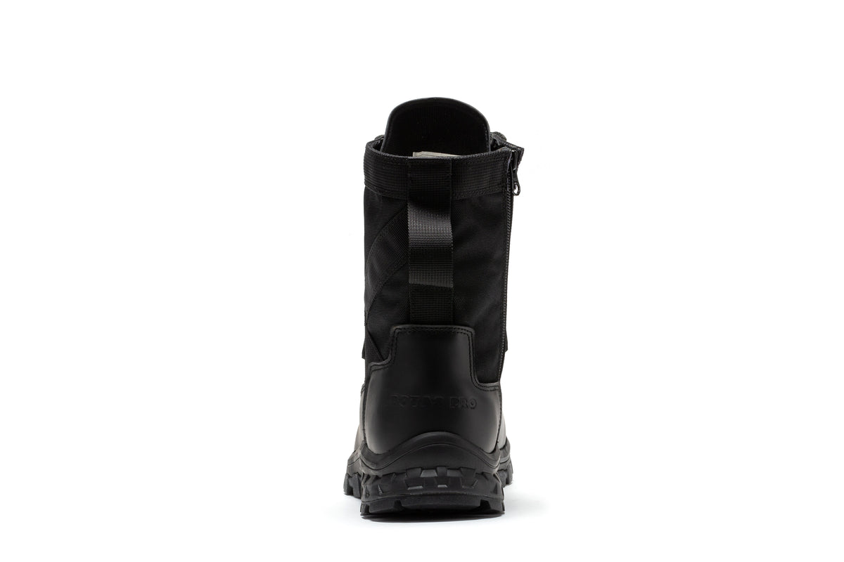 Botas Pro Black Men's 8 inch Side Zipper Military Tactical Boots BP401BK