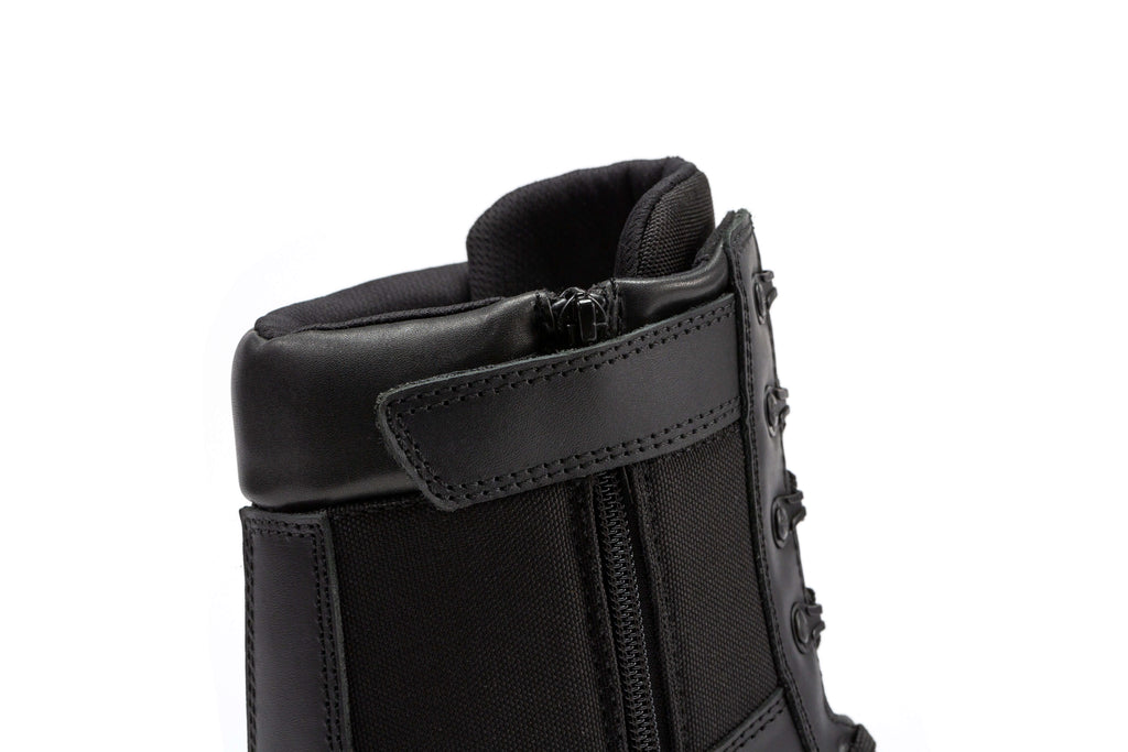 Botas Pro Black Men's 8 inch Side Zipper Military Tactical Boots BP703