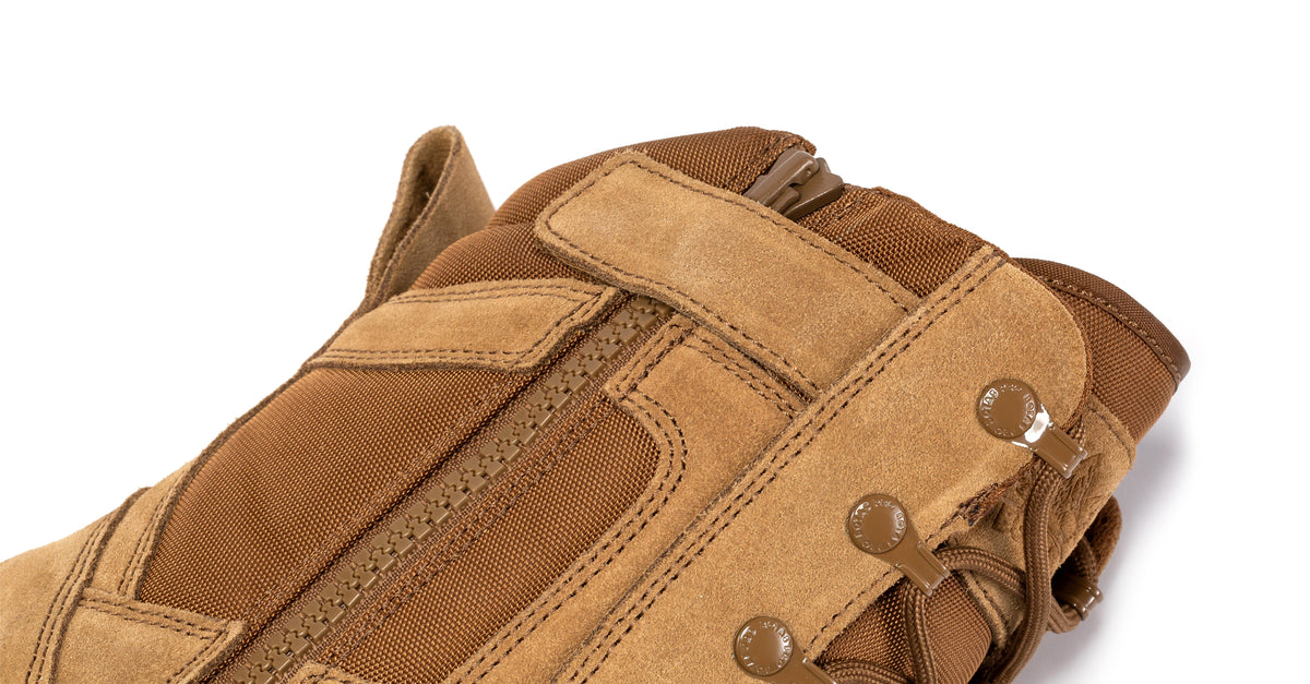 Botas Pro Coyote Men's 8 inch Side Zipper Rubber Sole Tactical Boots BMP110CT