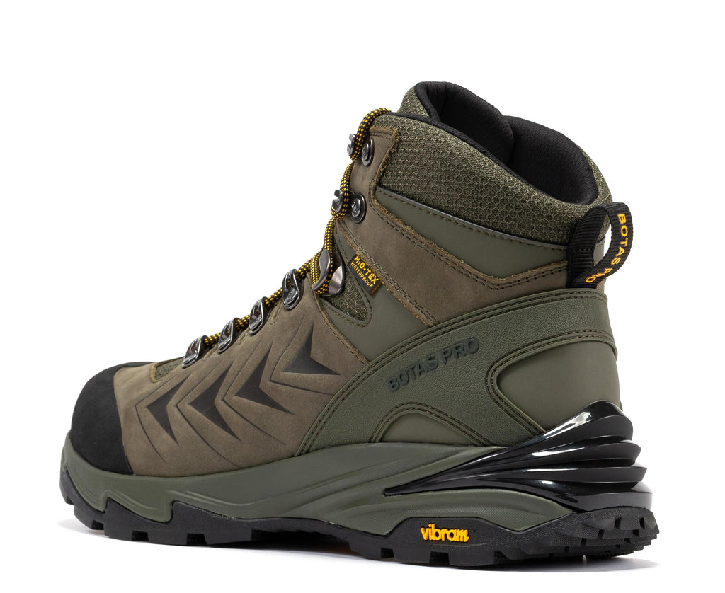 Botas Pro Olive 6 Inch Waterproof Hiking Boots with VIBRAM® Traction Lug Outsole  BP22123