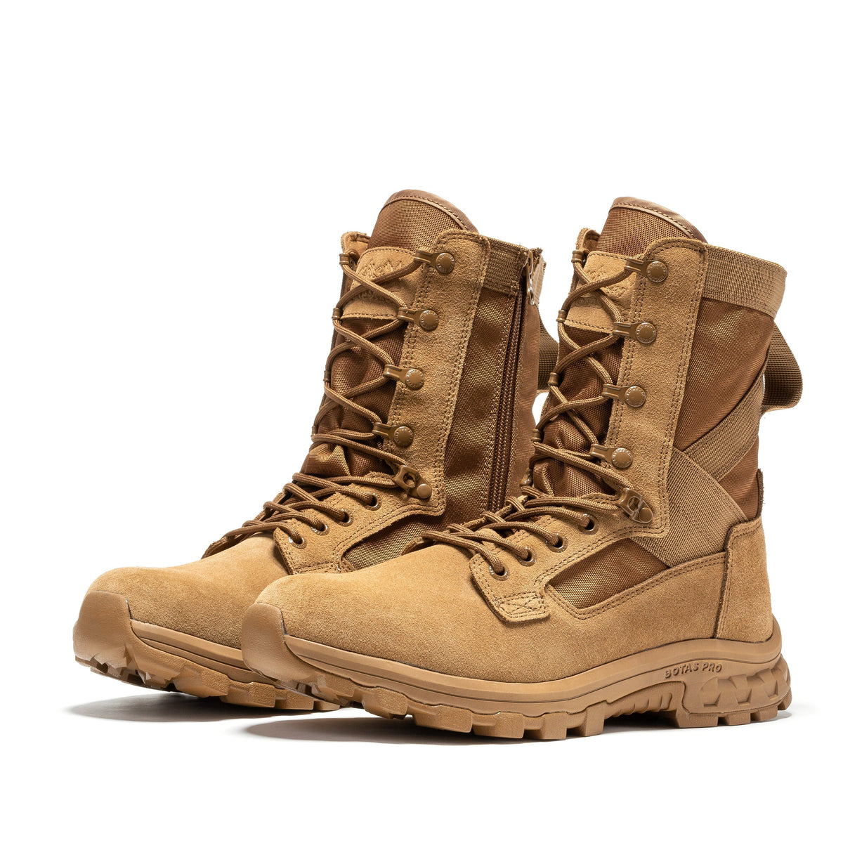 Botas Pro Sand Men's 8 inch Side Zipper Military Tactical Boots BP401