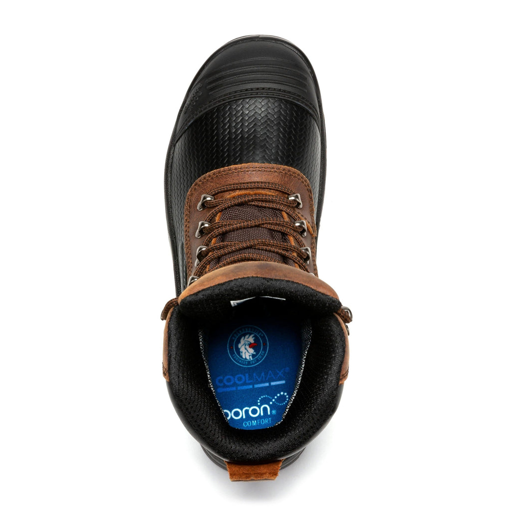 ROCKROOSTER Sedona 6 Inch Waterproof Steel Toe Leather Work Boots AK216